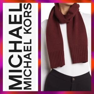 Michael Kors Classic Rib Knit Scarf